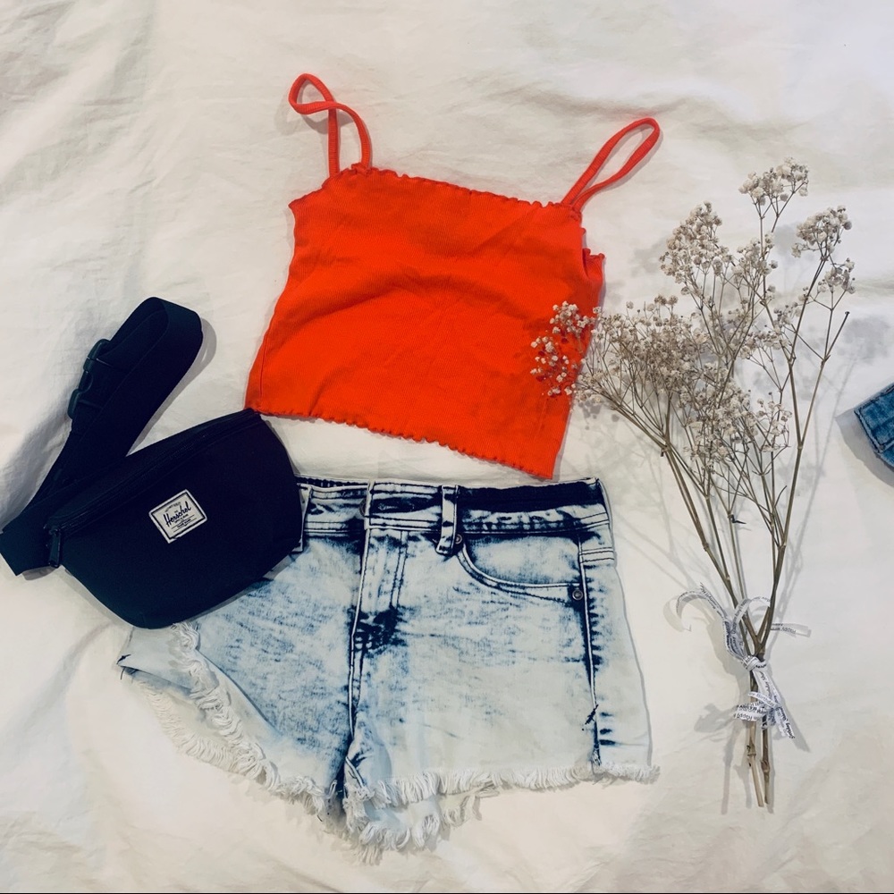 Topshop Crop Tank [Red]
